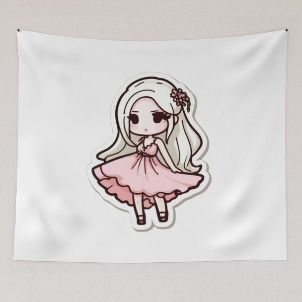 Item preview, Cute girl POWERFULLY GIF designed and sold by ClothingSmile.