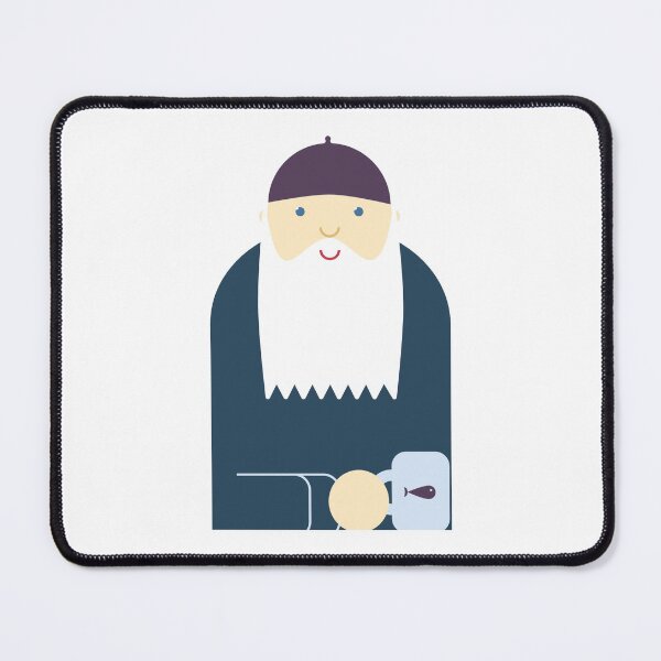 Item preview, Friendly sea captain with a brew designed and sold by badlydoodled.