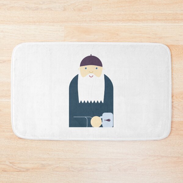 Item preview, Friendly sea captain with a brew designed and sold by badlydoodled.