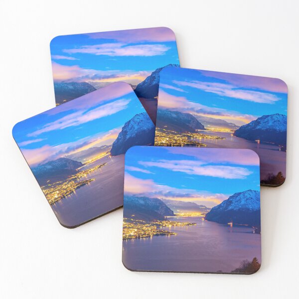 Item preview, Lake Como, Italy, Stunning Sunset, Mountain Lake designed and sold by newburyboutique.