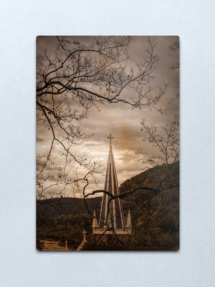 Alternate view of Steeple of Time Metal Print