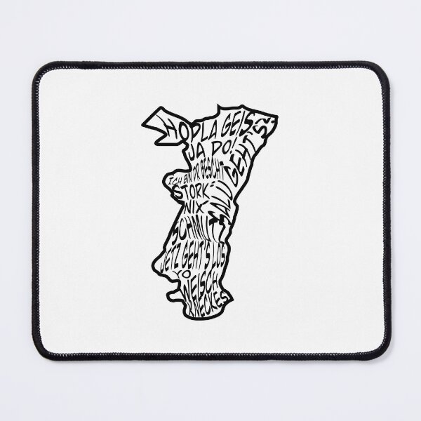 Item preview, Alsace map with Alsatian expression designed and sold by Frizzanteworld.