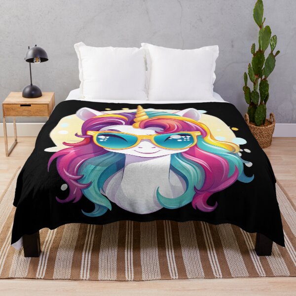 Item preview, Summer Vacation Kawaii Cute Cool Unicorn Wearing Shades designed and sold by Leonardo Palumbo.