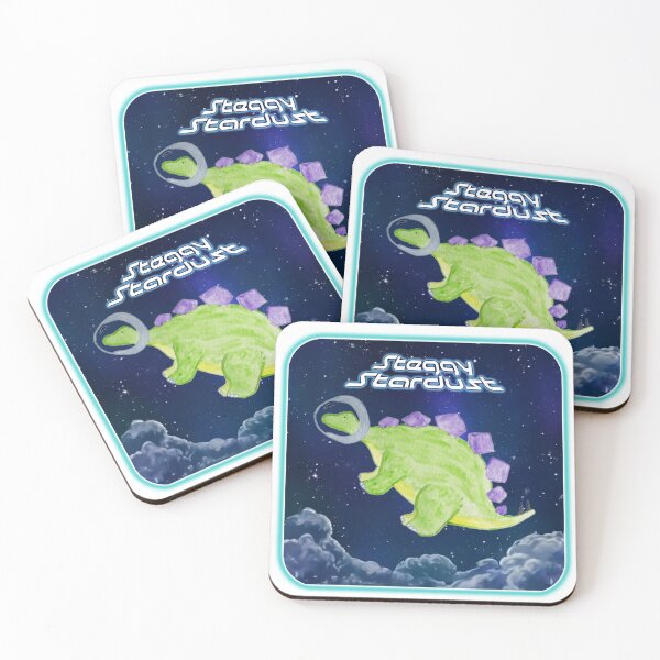 Item preview, Steggy Stardust: Stegosaurus in Space Watercolor designed and sold by CoastalCaptures.