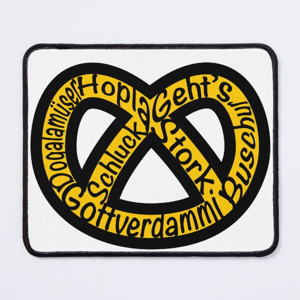 Item preview, Alsace pretzel with Alsatian expression designed and sold by Frizzanteworld.