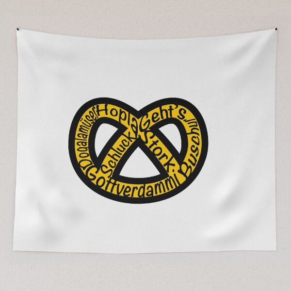 Item preview, Alsace pretzel with Alsatian expression designed and sold by Frizzanteworld.