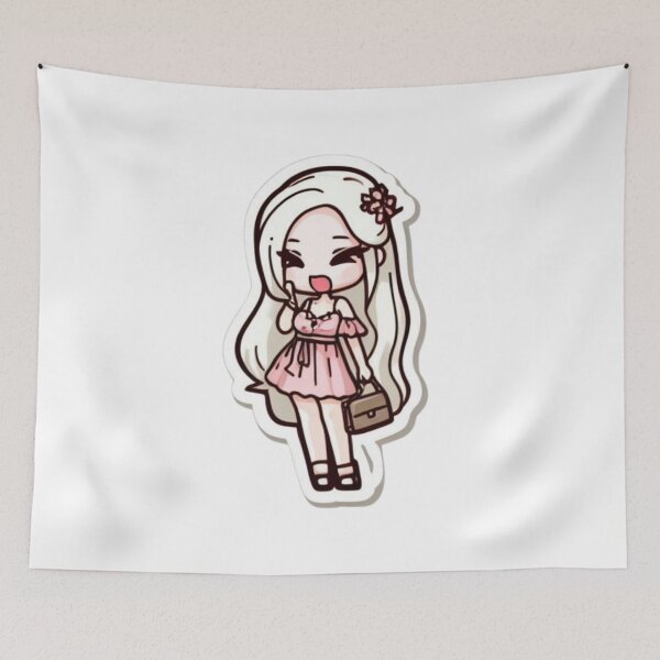 Item preview, Cute girl POWERFULLY GIF designed and sold by ClothingSmile.