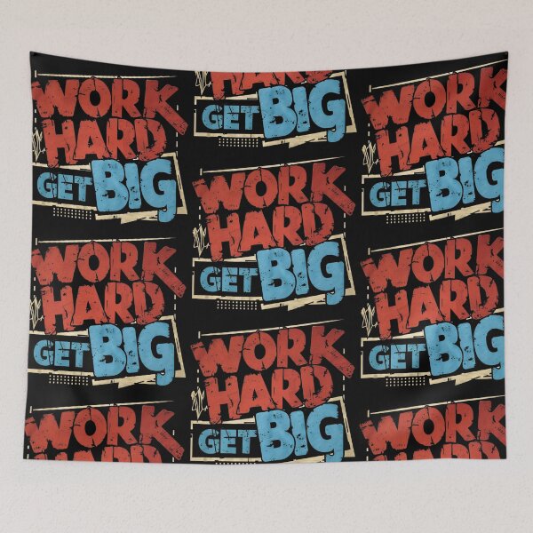 Item preview, Work Hard Get Big designed and sold by PlanetMarker.