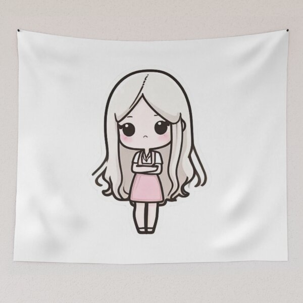 Item preview, Cute girl POWERFULLY GIF designed and sold by ClothingSmile.