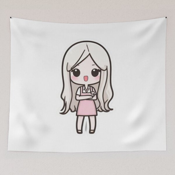Item preview, Cute girl POWERFULLY GIF designed and sold by ClothingSmile.