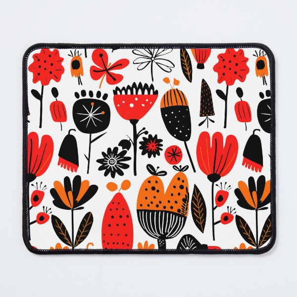Item preview, Cute Scandinavian Abstract Floral Pattern designed and sold by sheprint.