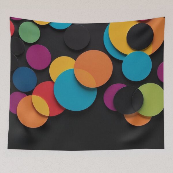 Item preview, RogerPattern - "Glamorous Orbit: Elevate Your Style with Floating Circles" designed and sold by RogerPattern.