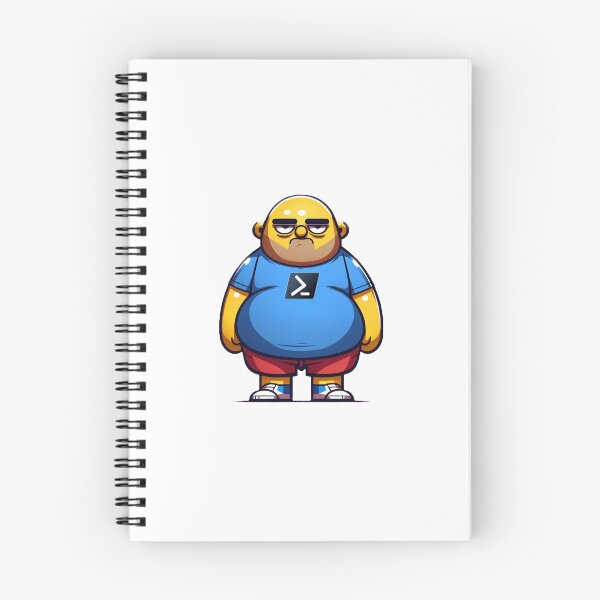 Item preview, Grumpy, Portly PowerShell Guy designed and sold by franklesniak.