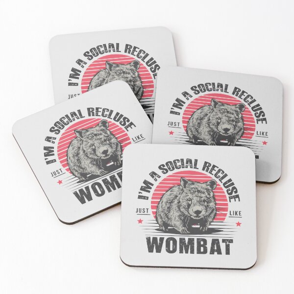 Item preview, Soy un recluso social, como un wombat: abraza tu lado introvertido designed and sold by SplashTastic.
