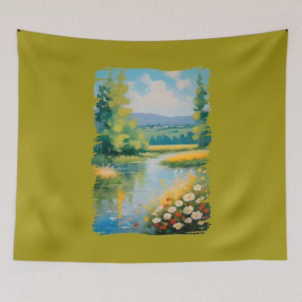 Item preview, Summer, impressionist painting, part of the Seasons collection designed and sold by lonelymoony.