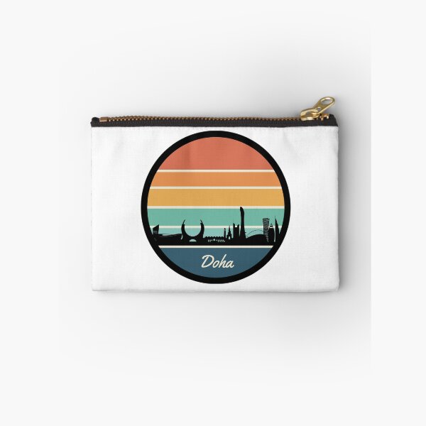 Item preview, Vintage Retro Doha Qatar City Skyline  designed and sold by DigitalLegends1.