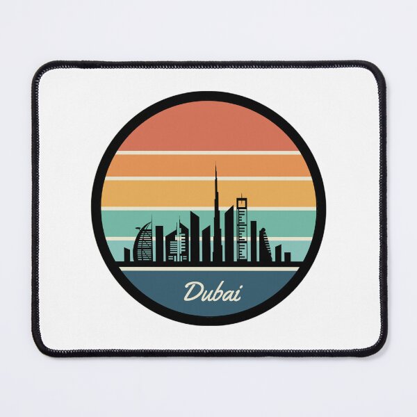 Item preview, Vintage Retro Dubai UAE City Skyline  designed and sold by DigitalLegends1.