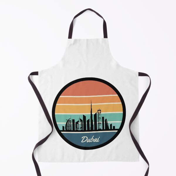 Item preview, Vintage Retro Dubai UAE City Skyline designed and sold by DigitalLegends1.
