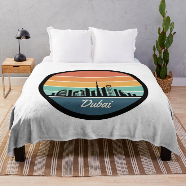 Item preview, Vintage Retro Dubai UAE City Skyline designed and sold by DigitalLegends1.