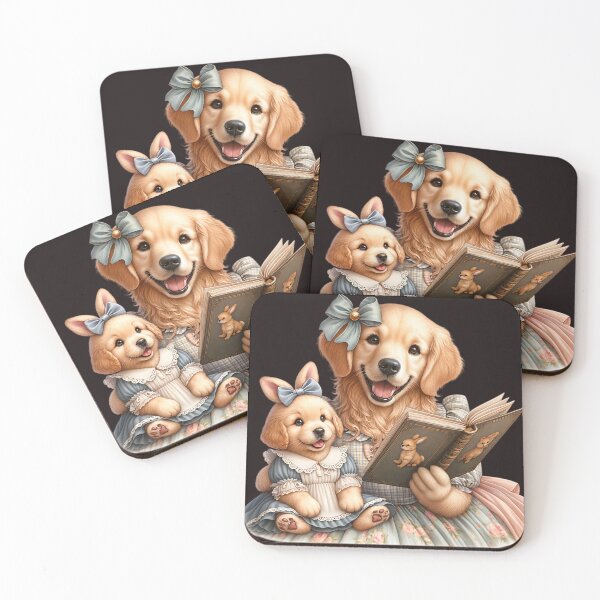 Item preview, Adorable dog mom reading! designed and sold by fribabywonder.