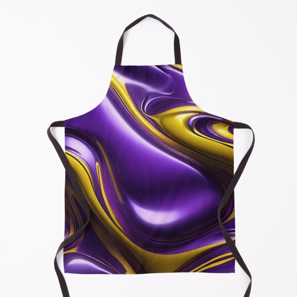 Item preview, Abstract Yellow And Purple Fluid Pattern designed and sold by TheArtOfPat.
