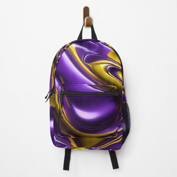 Item preview, Abstract Yellow And Purple Fluid Pattern designed and sold by TheArtOfPat.