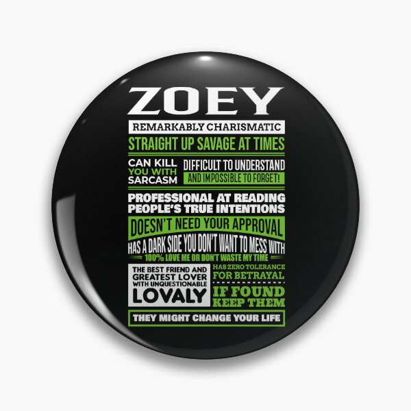 Artikelvorschau, Definition des Mädchennamens Zoey entworfen und verkauft von Share-me.