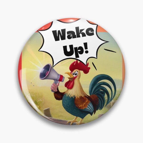 Item preview, Rooster crowing Wake UP designed and sold by RWCarpenter.