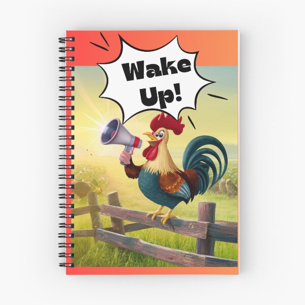 Item preview, Rooster crowing Wake UP designed and sold by RWCarpenter.