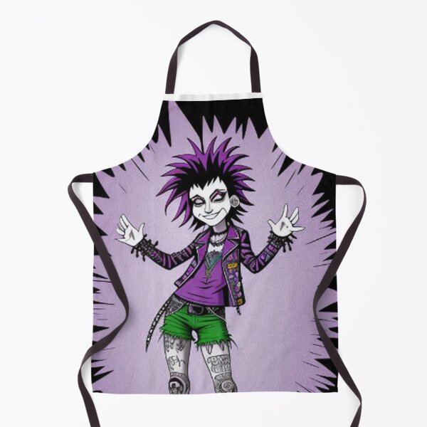 Item preview, Classic 80's Vintage Music Punk Rocker Chick designed and sold by TheDarkWardrobe.