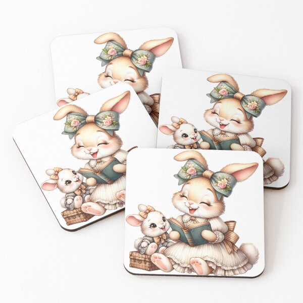 Item preview, Cute Rabbit Reading a Book! designed and sold by fribabywonder.