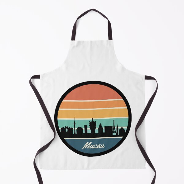 Item preview, Vintage Retro Macau China City Skyline designed and sold by DigitalLegends1.