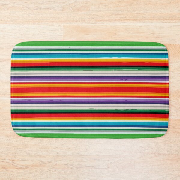 Item preview, Bright green poncho serape blanket mexican folk art maximalist decor designed and sold by T-Mex.
