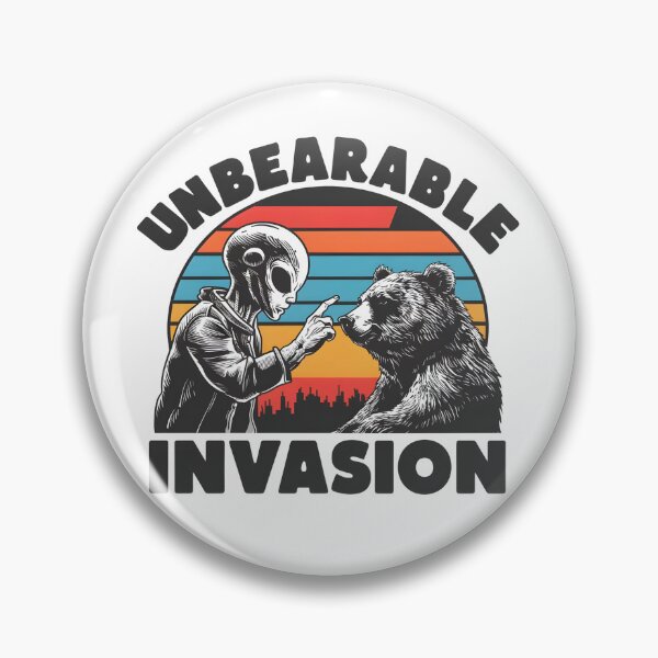 Item preview, UnBEARable Invasion designed and sold by FocusedPatterns.