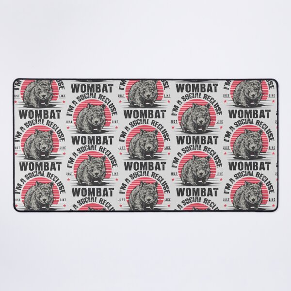 Item preview, I'm a Social Recluse, Just Like a Wombat: Embrace Your Introvert Side designed and sold by SplashTastic.