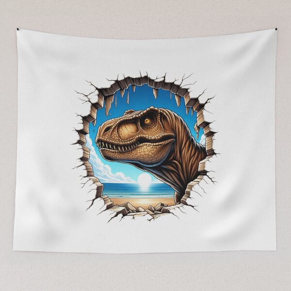 Item preview, 3 D Dinosaurs - If History Repeats Itself I Am So Getting A Dinosaur - Isla nublar - Hole In The Wall designed and sold by JansenGS.