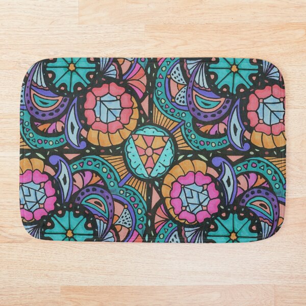 Item preview, keralasKiss. floral, ornamental, triangle, hand drawn pattern designed and sold by Soulape.