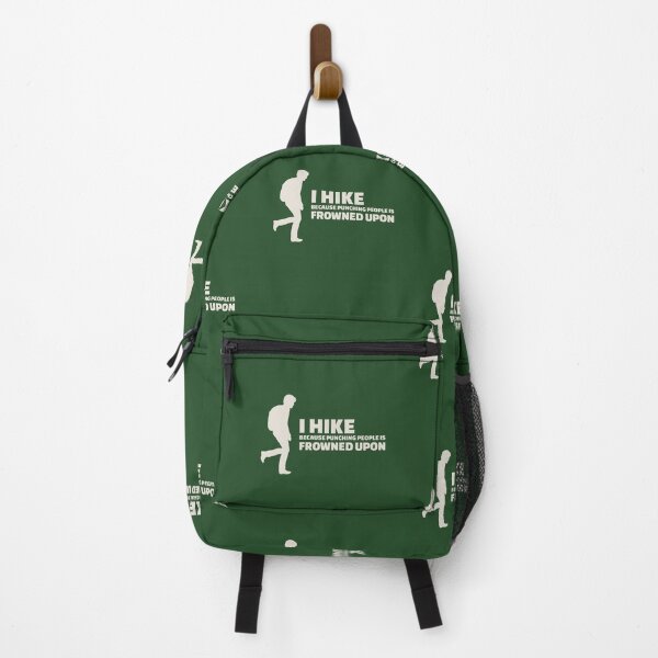 Item preview, I Hike Because Punching People Is Frowned Upon designed and sold by zarshirts.