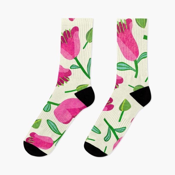 Item preview, Pink Tulips Pattern designed and sold by Ananamorph Art @Nana Totem Wolfe.