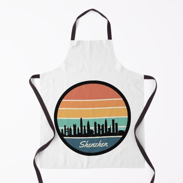 Item preview, Vintage Retro Shenzhen China City Skyline  designed and sold by DigitalLegends1.