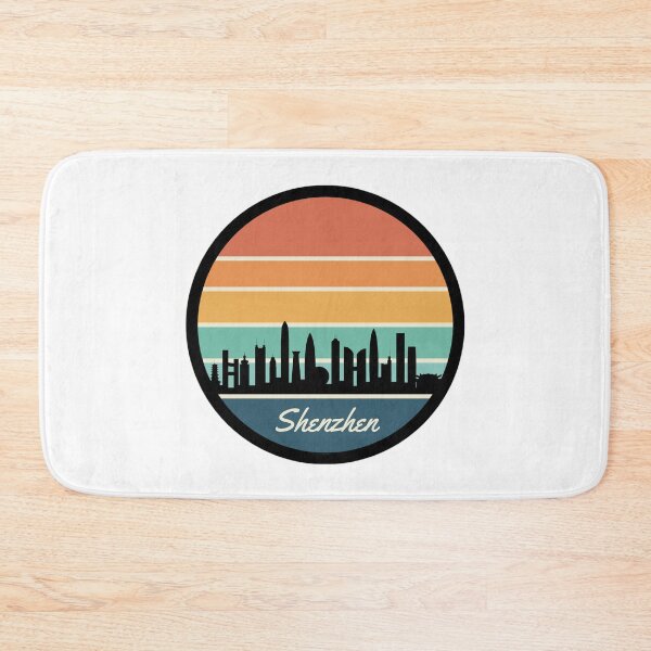 Item preview, Vintage Retro Shenzhen China City Skyline  designed and sold by DigitalLegends1.