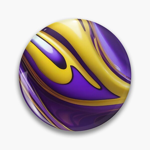 Item preview, Abstract Yellow And Purple Fluid Pattern designed and sold by TheArtOfPat.