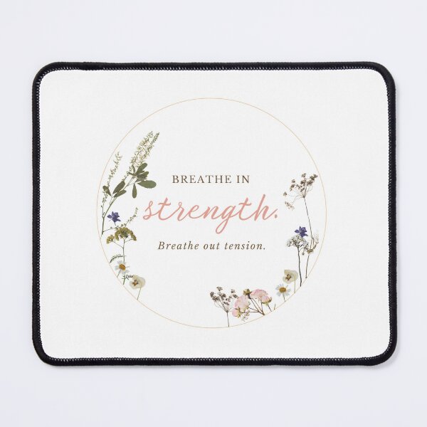 Item preview, Breathe in strength. Breathe out tension. - sticker designed and sold by itsfuntastic.