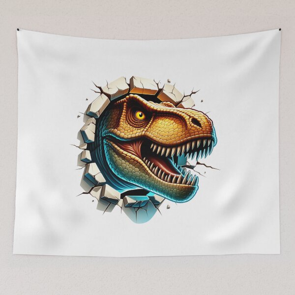 Item preview, 3 D Dinosaurs - If History Repeats Itself I Am So Getting A Dinosaur - Isla nublar - Hole In The Wall designed and sold by JansenGS.