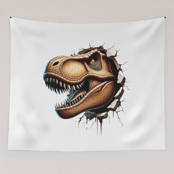 Item preview, 3 D Dinosaurs - If History Repeats Itself I Am So Getting A Dinosaur - Isla nublar - Hole In The Wall designed and sold by JansenGS.