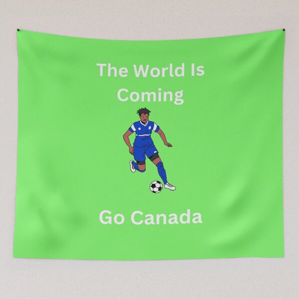 Item preview, The Soccer World Is Coming designed and sold by hazelknott.