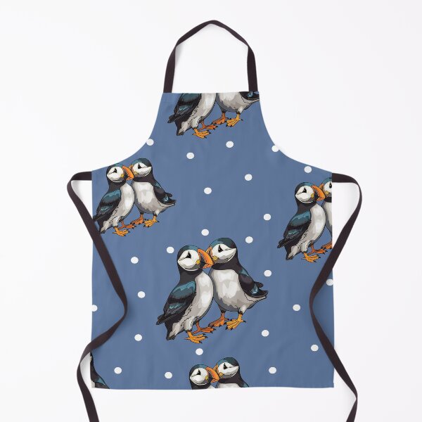 Item preview, Puffins. Sea bird pattern, Arctic birds, puffins. Engage. Watercolours designed and sold by Anastasiia Yurevych.