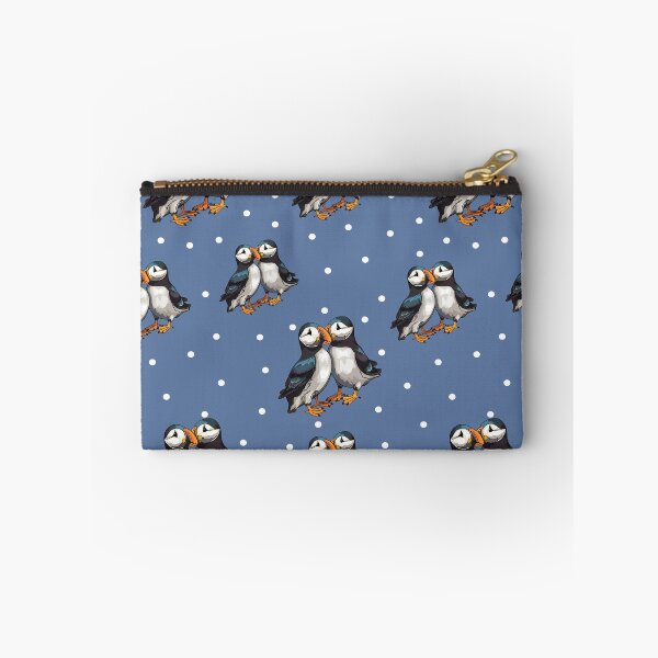 Item preview, Puffins. Sea bird pattern, Arctic birds, puffins.  Engage. Watercolours designed and sold by Anastasiia Yurevych.