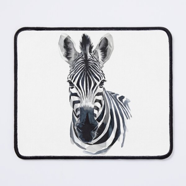 Item preview, Watercolor Zebra Face - Polygon Art designed and sold by PolygonPinnacle.