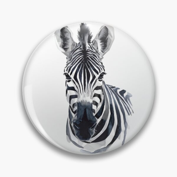 Item preview, Watercolor Zebra Face - Polygon Art  designed and sold by PolygonPinnacle.